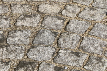 Kopfsteinpflaster in einer Altstadt