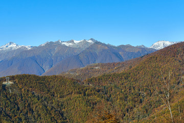 landscape in the mountains