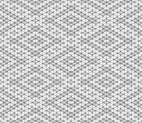 Seamless geometric pattern inspired by Japanese woodworking style Kumiko zaiku. .Black and white.