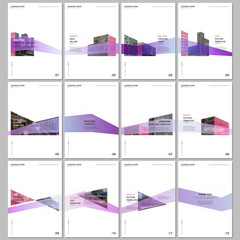 Creative brochure templates with architecture design. Abstract modern architectural background. Covers design templates for flyer, leaflet, brochure, report, presentation, advertising, magazine.