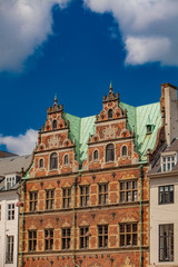 Fototapeta na wymiar Traditional Renaissance building in the Copenhagen, Denmark