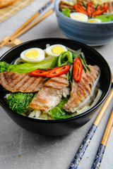 fresh ramen in a plate