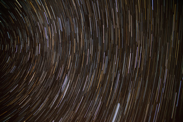 NIght Sky Star Trails