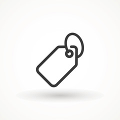 Price tag icon. Sale Label Price Tag Icon Pictogram Isolated Vector. Discount ecommerce shopping