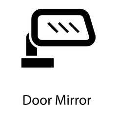  Door Mirror Vector