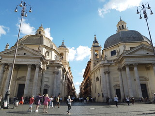 Obraz premium piazza del popolo rome