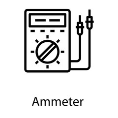  Ammeter Gauge Vector