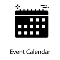  Event Calendar Vector 