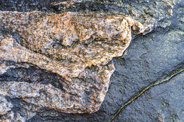 Sea stone texture. Panel texture. Spots gray red background. Background fill. Natural stone background.