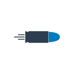 Bullet Icon. Flat style vector EPS.
