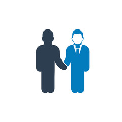 Business Contract, Deal Icon. Flat style vector EPS.