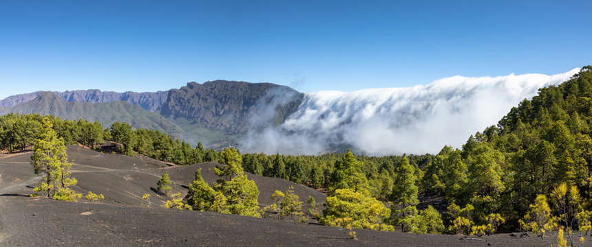 Cloud Waterfall Of La Palma