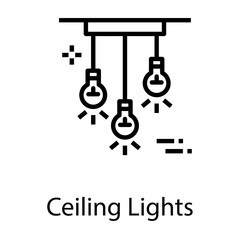  Ceiling Light Vector 