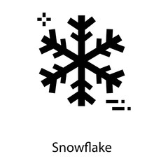  Snowflake Solid Vector 