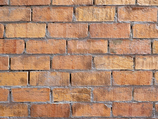 old red brick wall background