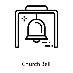  Church Bell Vector