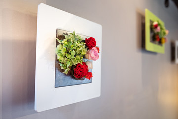 décoration florale murale © Eléonore H