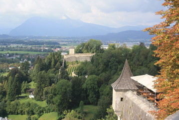 Medieval castle in Salzburg