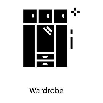  Wardrobe Solid Vector 