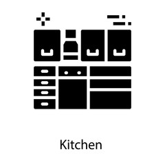  Kitchen Solid Vector 