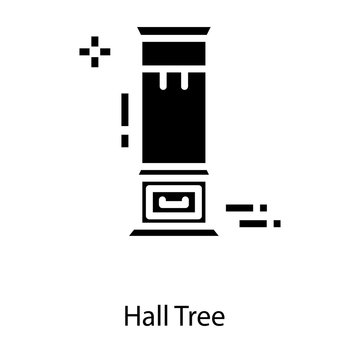  Hall Tree Vector 