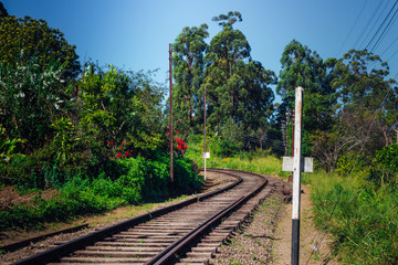 Railway in the mountains