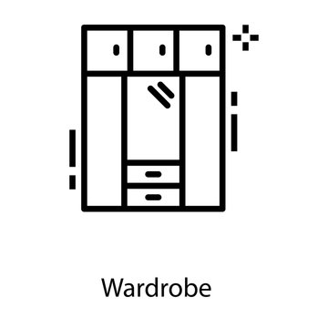  Wardrobe Solid Vector 