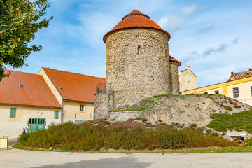 Old ancient Rotunda of St. Catherine in Znojmo town, South Moravia, Czech republic, Europe
