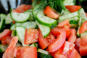 vegetables laid out  