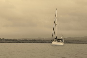 Sail Boat at San Blas