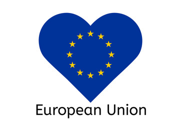 Obraz na płótnie Canvas European flag icon, European Union country flag vector illustration