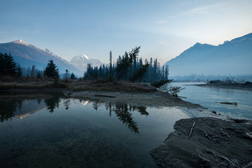Late fall in Mount Robson Provincial Park