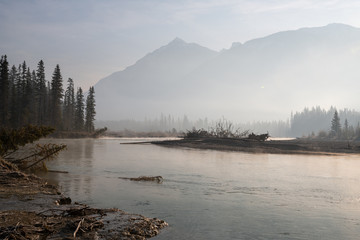 Late fall in Mount Robson Provincial Park