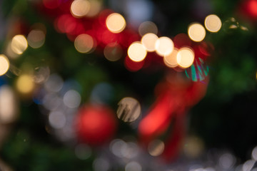christmas lights on a background
