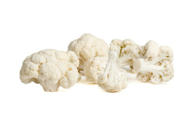 cauliflower isolated on white background