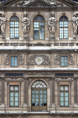 Fototapeta na wymiar Renaissance building in Paris, France