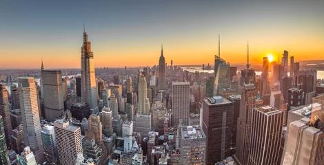  New York City Manhattan midtown gebouwen skyline © blvdone