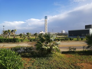 Obraz premium Beautiful view of the big mosque of algiers