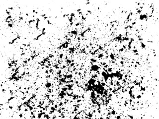 Overlay Texture. Distress Grain Black White.