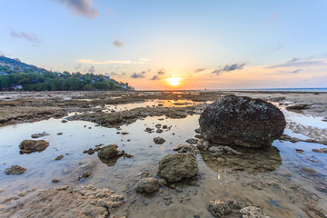 Fototapeta na wymiar Sunset at Kamala beach