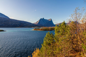Norwegian fjord view