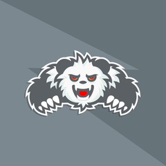 Panda Logo Mascot Vector Illustration