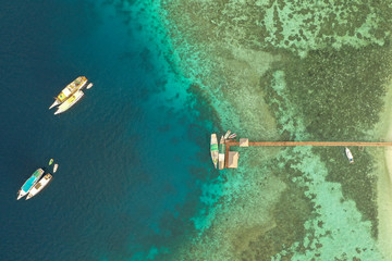 Kenawa or Kanawa island located in Komodo National Park, Indonesia.