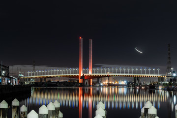 bridge at night