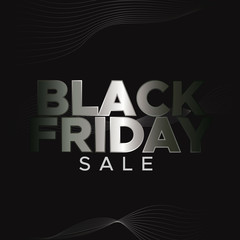 Fototapeta na wymiar Black friday sale design banner with special offer discount.Modern design banner for promotion ads
