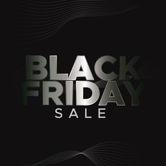 Black friday sale design banner with special offer discount.Modern design banner for promotion ads