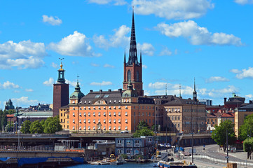 Travel to Scandinavia under summer,Stockholm in Sweden