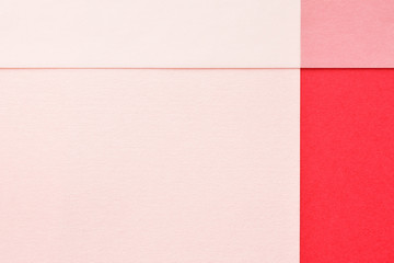 赤とピンクの紙