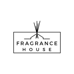 Fragrance House logo inspiration vector icon illustration custom logo design vector