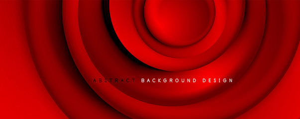 Vector 3d style abstract swirl circles, modern techno digital trendy abstract background. Vector Illustration For Wallpaper, Banner, Background, Card, Book Illustration, landing page